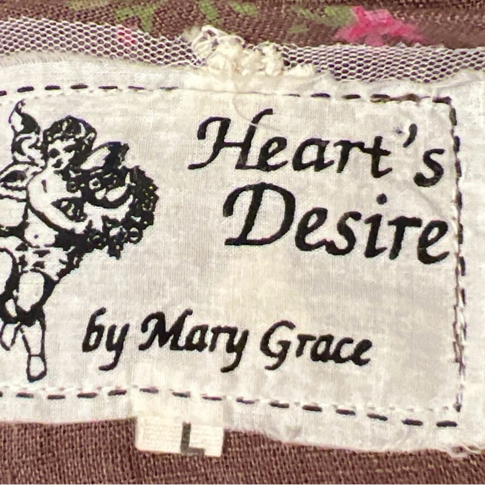 Heart’s Desire linen tunic size large.